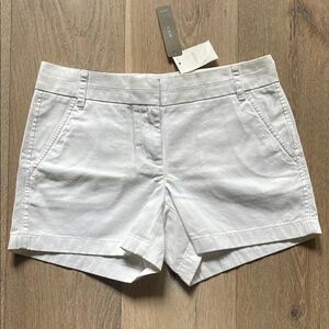 J.Crew Women's Chino White Shorts